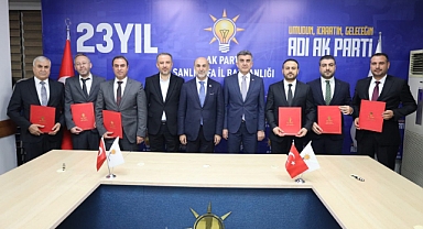 AK Parti Şanlıurfa'da Yeni Dönem: İlçe Başkanlıklarına Atamalar Yapıldı