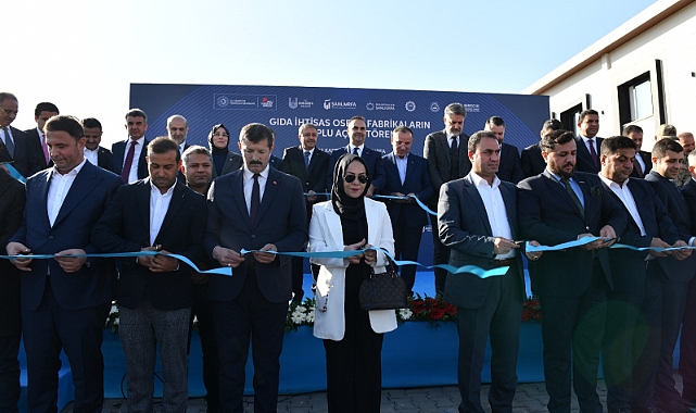 BAKAN KACIR, ŞANLIURFA GIDA OSB'NİN AÇILIŞINI GERÇEKLEŞTİRDİ