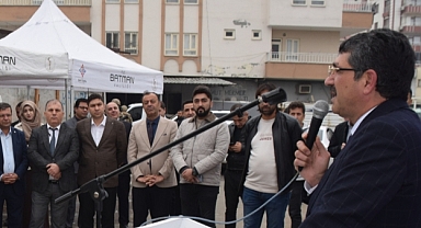 Batman'da Cudi Sağlık Kompleksi için temel atma ve çivi çakma töreni yapıldı