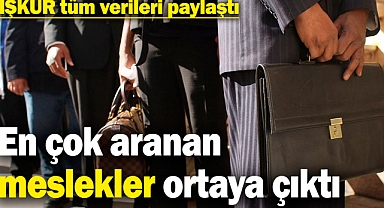 En çok aranan meslekler ortaya çıktı! İŞKUR tüm verileri paylaştı