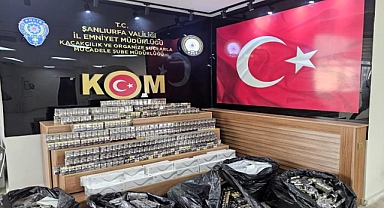Şanlıurfa’da 420 karton kaçak sigara ele geçirdi