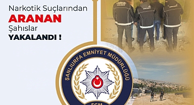 Şanlıurfa’da Narkotik Operasyonu: Hapis Cezaları Bulunan 6 Kişi Yakalandı