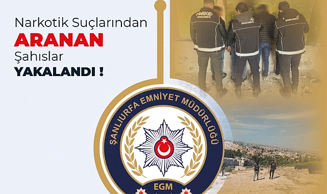 Şanlıurfa’da Narkotik Operasyonu: Hapis Cezaları Bulunan 6 Kişi Yakalandı