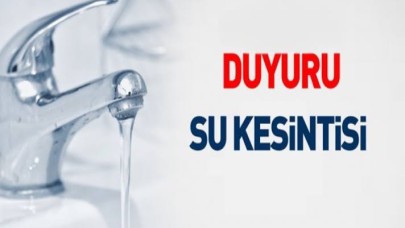 Şanlıurfa 9 Saat Sürecek Su Kesintisi Uyarısı