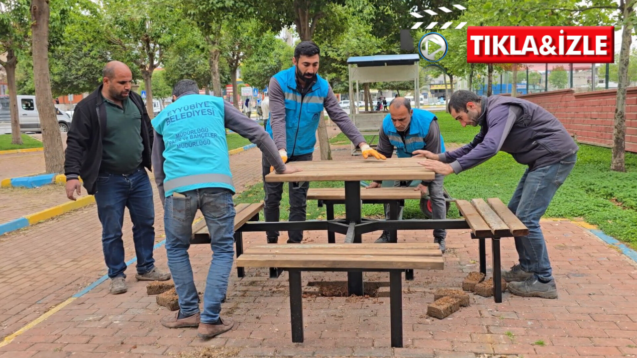 Eyyübiye Belediyesi’nden Örnek Çalışma: Parklarda Yaz Güzelliği