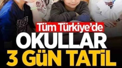 Şanlıurfalı Öğrencilere Bayram Müjdesi: Okullarda 3 Günlük Tatil Heyecanı!