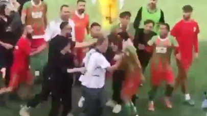 Futbol Sahasında Şiddet Skandalı: Polis Futbolcuya Kafa Attı