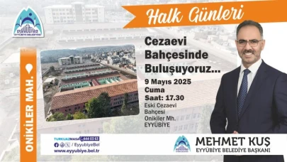 Eyyübiye’de Tarihi Buluşma: Eski Cezaevi Bahçesi Halk Günü’ne Ev Sahipliği Yapacak
