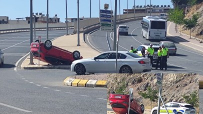 Şanlıurfa’da Aşırı Hız Felakete Yol Açtı: Otomobil Takla Attı!