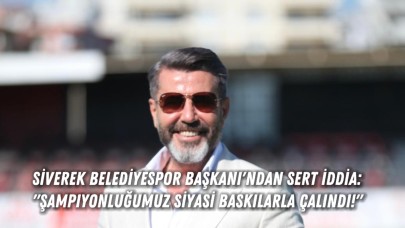 Siverek Belediyespor Başkanı'ndan Sert İddia: "Şampiyonluğumuz Siyasi Baskılarla Çalındı!"