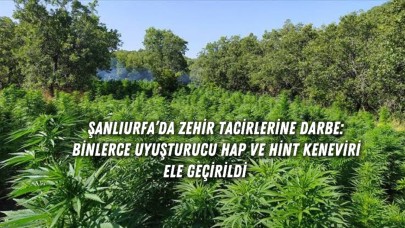 Şanlıurfa’da Zehir Tacirlerine Darbe: Binlerce Uyuşturucu Hap ve Hint Keneviri Ele Geçirildi