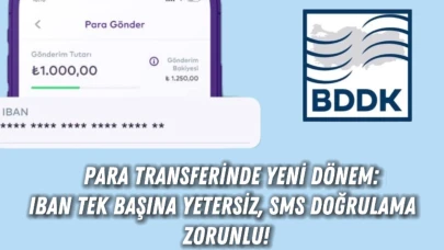 Para Transferinde Yeni Dönem: IBAN Tek Başına Yetersiz, SMS Doğrulama Zorunlu!