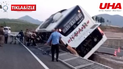 Yolcu Otobüsü Devrildi: 1’i Ağır 3 Yaralı! Feci Kaza Kameralara Yansıdı, 37 Kişi Ölümden Döndü”