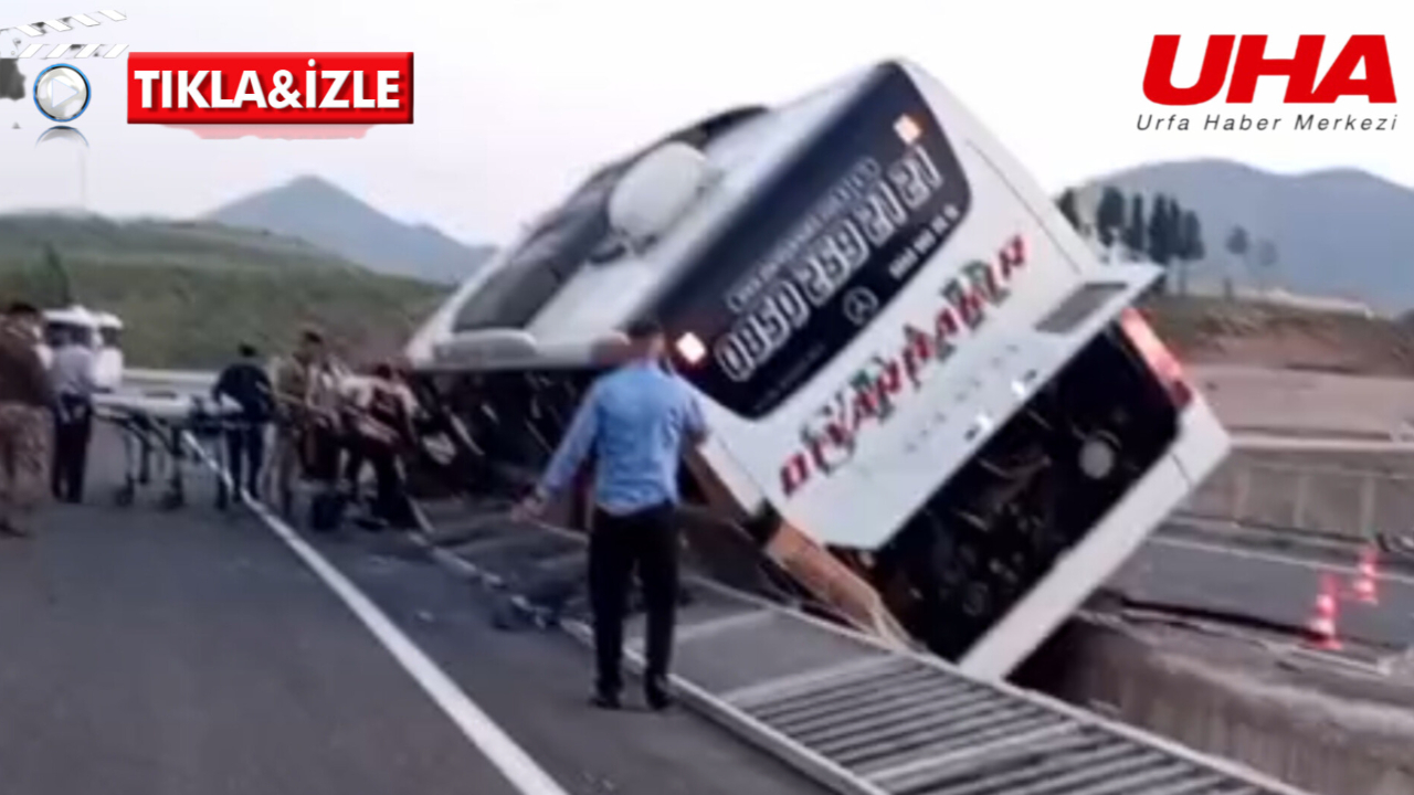 Yolcu Otobüsü Devrildi: 1’i Ağır 3 Yaralı! Feci Kaza Kameralara Yansıdı, 37 Kişi Ölümden Döndü”