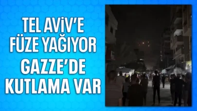 İran'dan İsrail'e Füze Yağmuru: Gazze'de Sevinç Gösterileri
