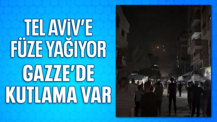 İran'dan İsrail'e Füze Yağmuru: Gazze'de Sevinç Gösterileri