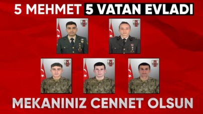 Pençe-Kilit Harekâtı'nda acı kayıp: 5 askerimiz şehit oldu