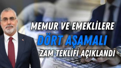 Memur ve Emeklilere Dört Aşamalı Zam Teklifi Açıklandı