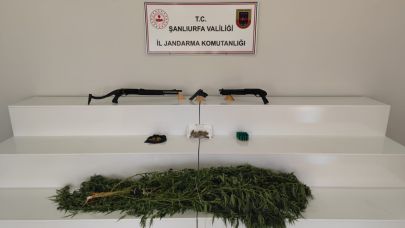 Şanlıurfa’da dev uyuşturucu ve silah operasyonu: 15 şüpheli gözaltında