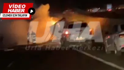 Adana-Şanlıurfa Otoyolu’nda Tır Devrildi, Yangın Çıktı