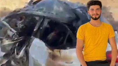 Şanlıurfa'da Yanarak can veren gençten geriye bu fotoğraf kaldı
