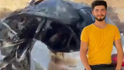 Şanlıurfa'da Yanarak can veren gençten geriye bu fotoğraf kaldı