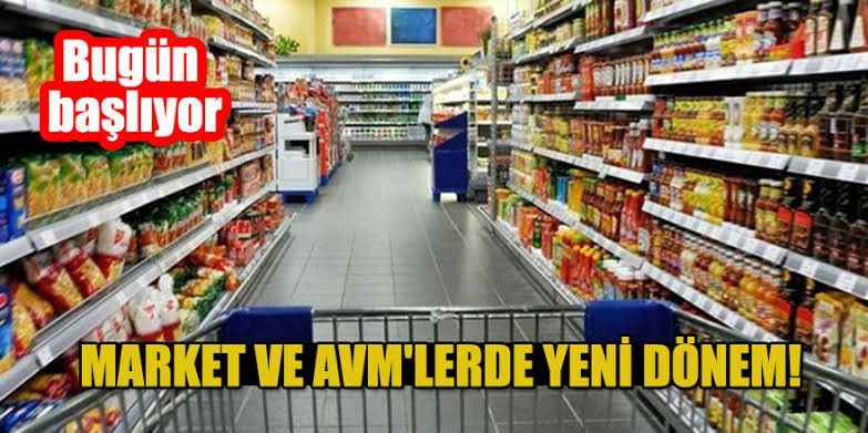 Market ve AMV’lerde yeni dönem bugün başlıyor!