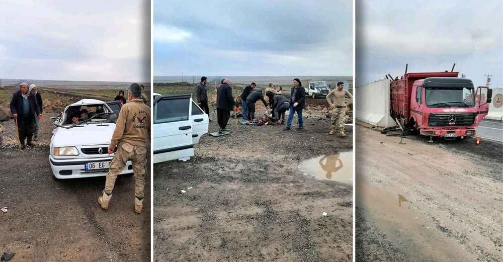 Şanlıurfa'da Kamyon ile Otomobil Çarpıştı! 5 Yaralı