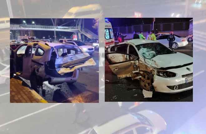 Urfa'da feci kaza! Araçlar hurdaya döndü 2'si Ağır 6 Yaralı