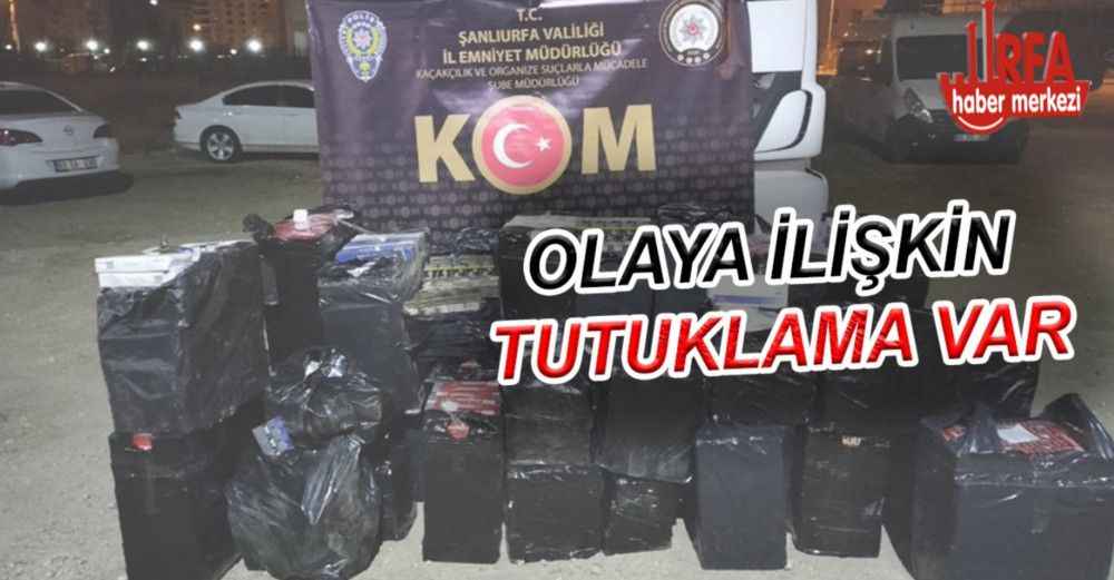 Urfa’da operasyon! Binlerce paket ele geçirildi