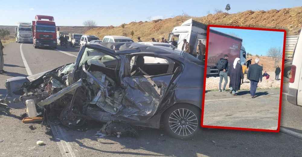 Urfa’daki ölüm yolunda yine kaza! Yaralılar var