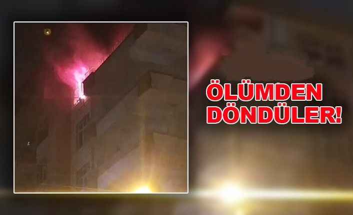Karaköprü’de bir ev alevler içinde kaldı