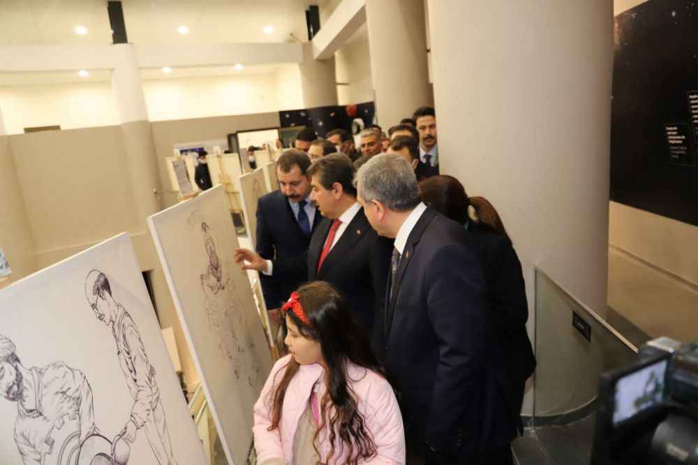 Medeniyetin Kahramanları Urfa'da 'Dahi' Sergisinde
