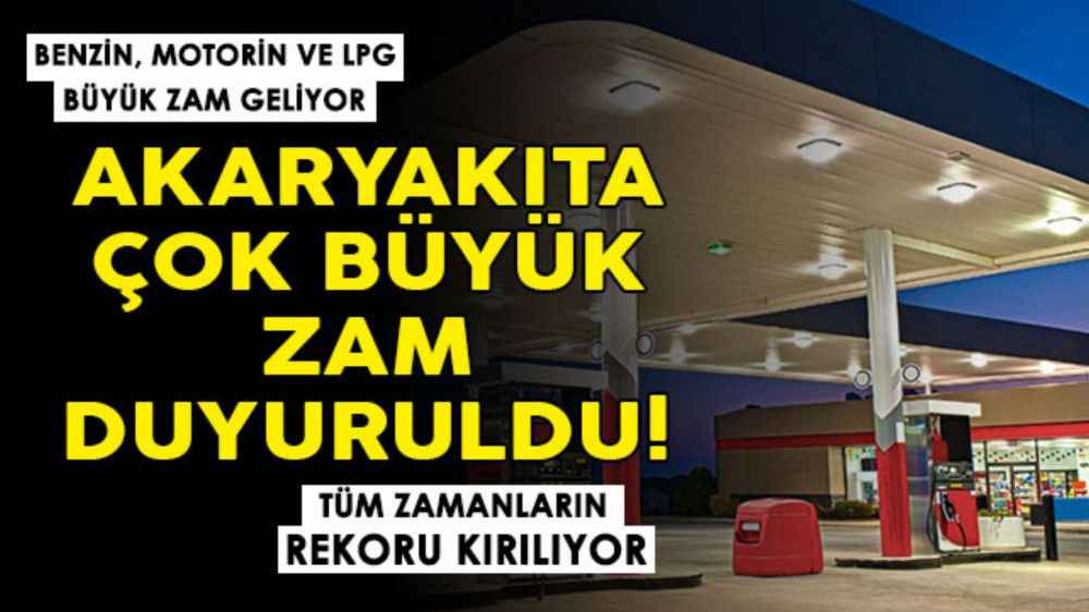 Benzin, mazot ve LPG dikkat!, Akaryakıtta o sınır aşıldı! Rekor kırıldı
