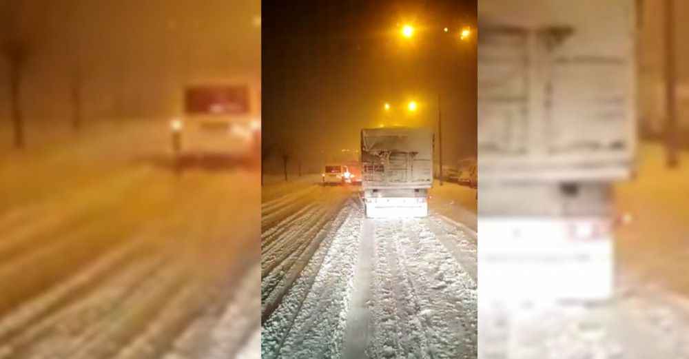 Şanlıurfa'da Kar, kaza, onlarca mahsur araç! Karayolları nerede?