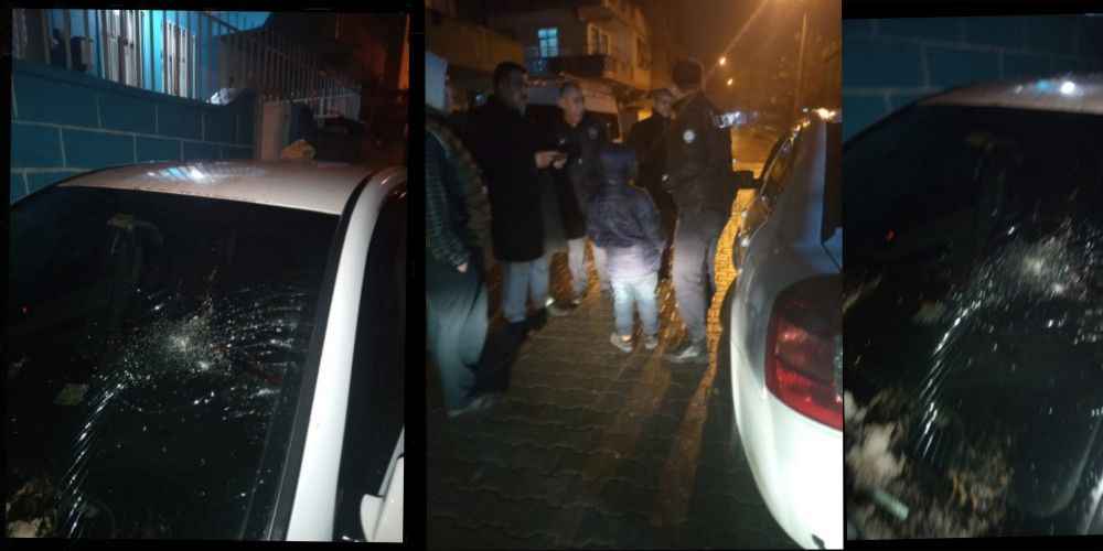 Şanlıurfa'da Dernek Başkanın Aracına Taşlı Saldırı