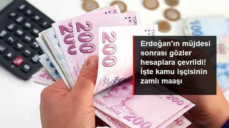 İşte kamu işçisinin zamlı maaşı