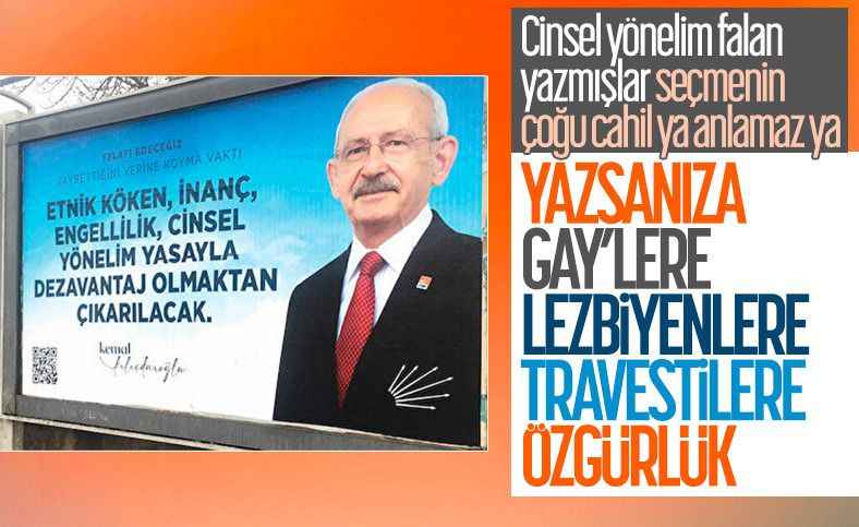 CHP'den dikkat çeken 'cinsel yönelim' afiş!