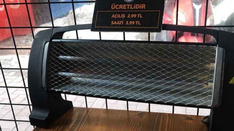 Sonunda Bu da Oldu! Kafeler Isıtıcılarda Para Alıyor