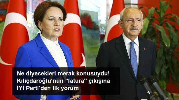 Kılıçdaroğlu'nun Faturamı ödemiyorum çıkışına İYİ Parti'den ilk yorum: Akşener kanuna aykırı hiçbir şey yapmaz