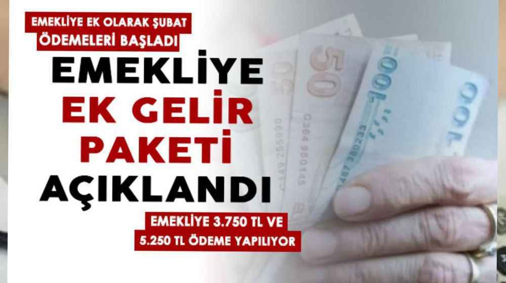 Emekliye ek gelir paketi az önce onaylandı