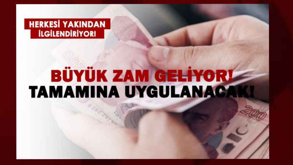 Yeni zam kararı duyuruldu!