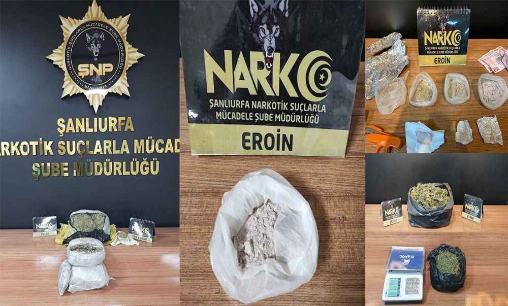 Urfa’da flaş uyuşturucu operasyonu!