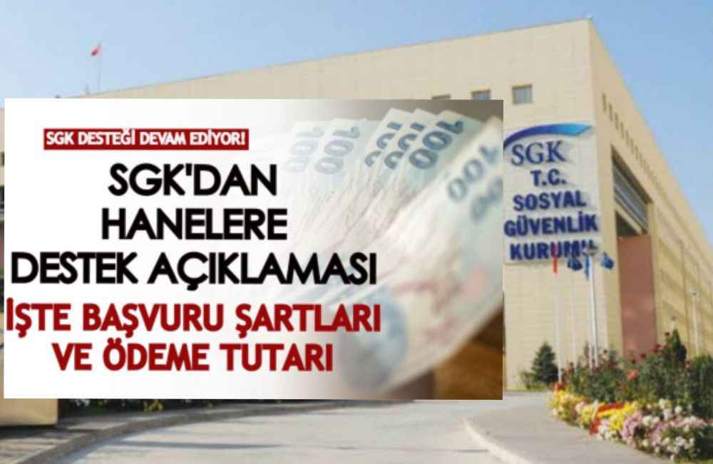 SGK’dan Hanelere Destek Açıklaması! İşte Başvuru Şartları ve Ödeme Tutarı