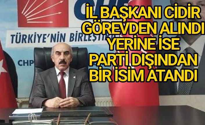 Urfa'da CHP il Başkanı Görevden Alındı