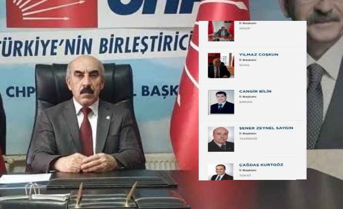 CHP Urfa İl Başkanı Cidir'in ismi 2 yerden de silindi