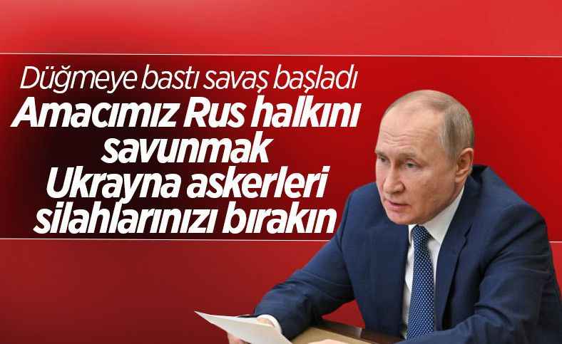 Putin: Donbas operasyonu, insanlarımızı korumak için