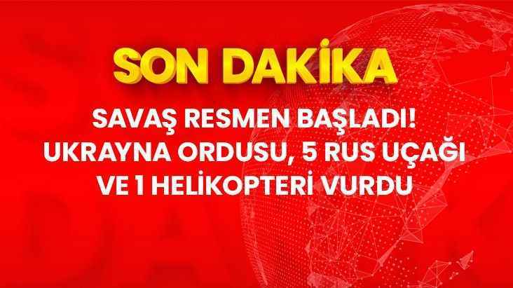 Ukrayna ordusu, 5 Rus uçağı ve 1 helikopteri vurdu