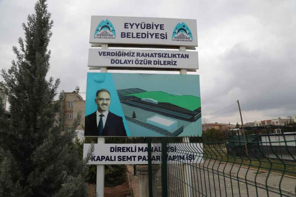 BAŞKAN KUŞ, SEMT PAZARI YAPIMINI İNCELEDİ