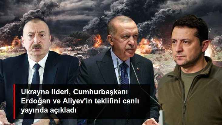Ukrayna lideri Zelenski'den yeni açıklama: Aliyev ve Cumhurbaşkanı Erdoğan müzakereleri organize etmeyi teklif etti